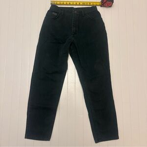 Wrangler Jeans Women's Size 12x30 Green Denim Pants Straight High Rise Pockets